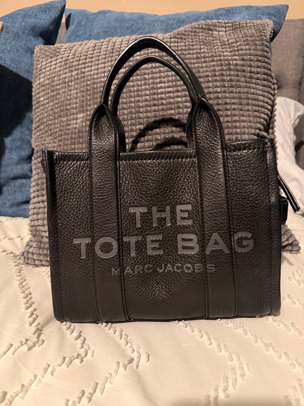 Marc Jacobs The Tote Bag - Black Leather Small